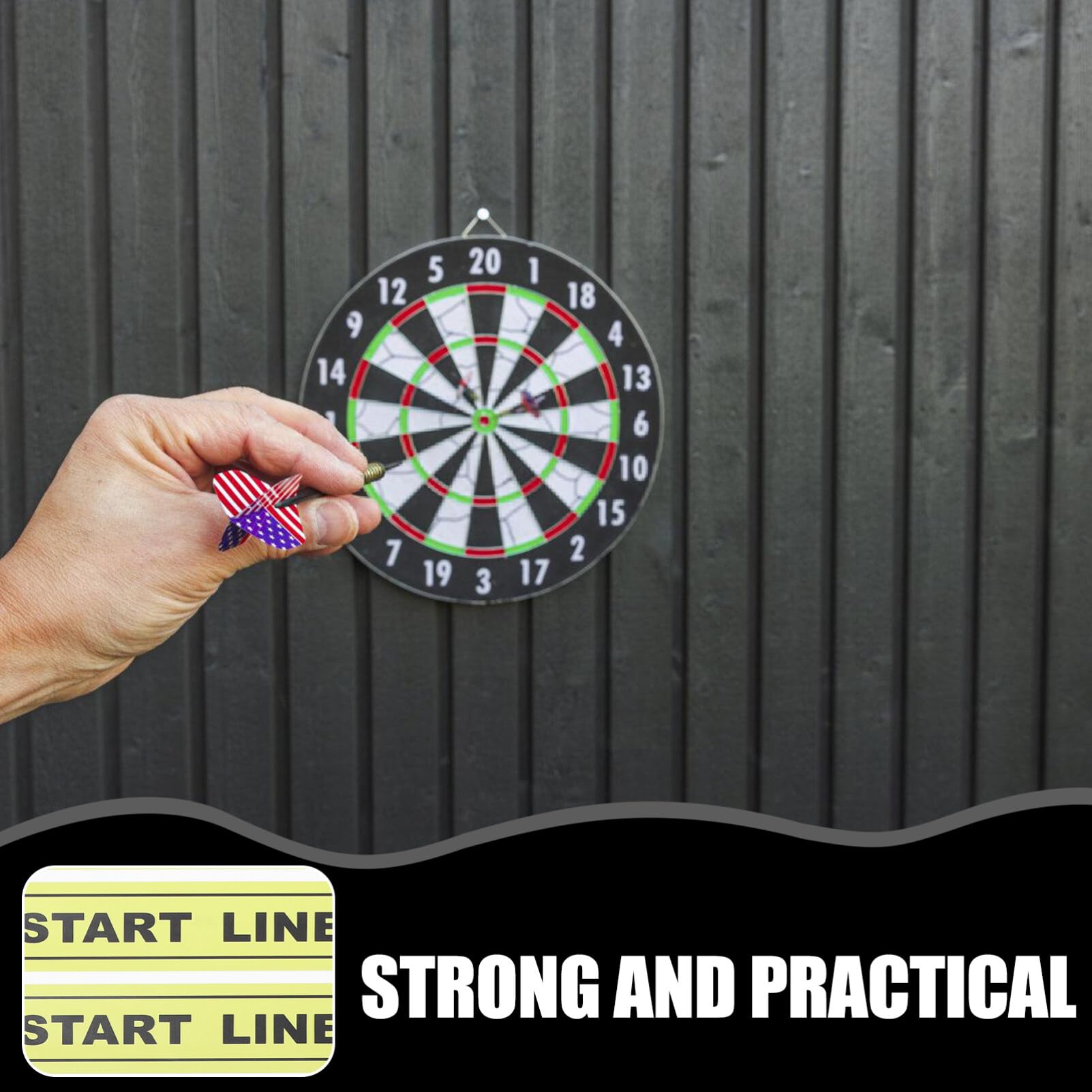 Amazon | YARDWE ダーツ スロー ライン メーカー ダーツ ライン フロア